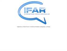 Tablet Screenshot of ifar.pl
